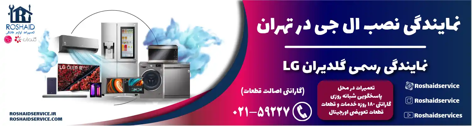 نمایندگی نصب ال جی در تهران | نمایندگی رسمی گلدیران LG